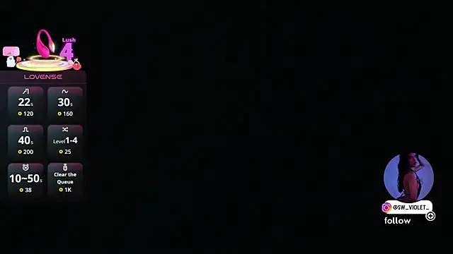 sweetviolet   online show from 11, 1, 2026