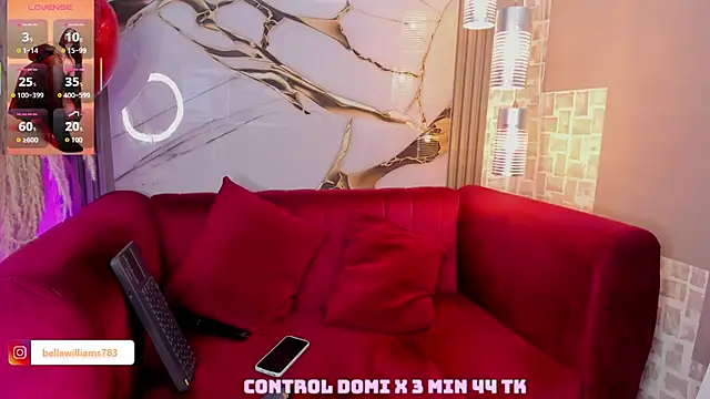 Bella williamss  online show from 10, 9, 2025