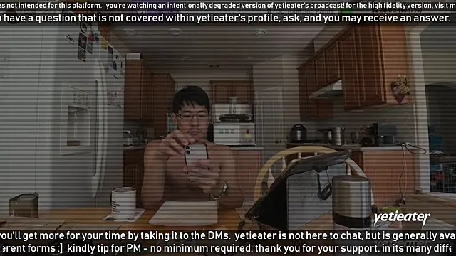 Snapshot of yetieater chatting on 7, 2, 2025 yetieater online show from 7, 2, 2025