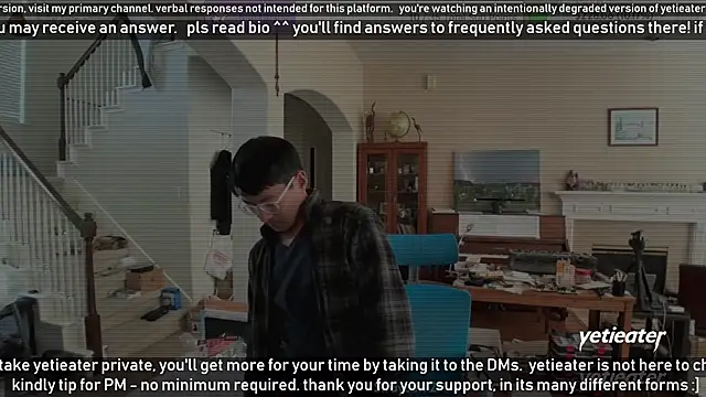 Snapshot of yetieater chatting on 21, 1, 2025 yetieater online show from 21, 1, 2025