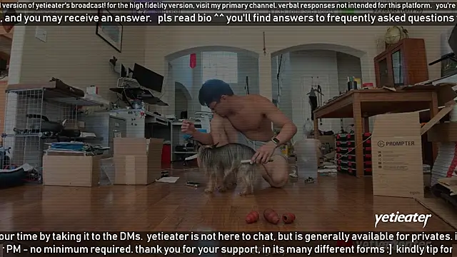 Snapshot of yetieater chatting on 16, 3, 2025 yetieater online show from 16, 3, 2025