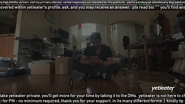 Snapshot of yetieater chatting on 17, 1, 2025 yetieater online show from 17, 1, 2025