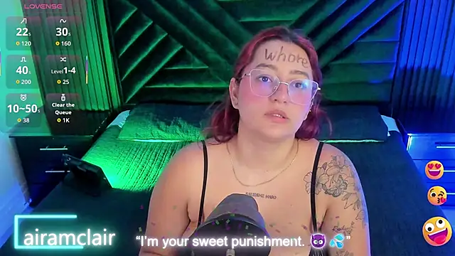 Snapshot of airamclair chatting on 11, 11, 2025 airamclair online show from 11, 11, 2025