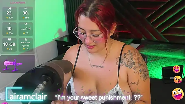 Snapshot of airamclair chatting on 14, 11, 2025 airamclair online show from 14, 11, 2025