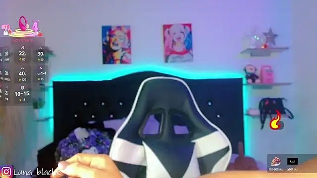 Luna blackk online show from 3, 10, 2025