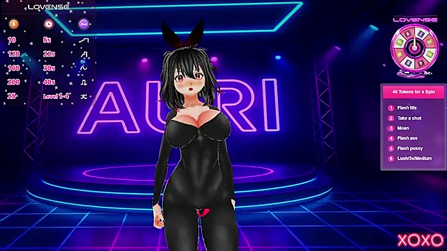 Auri Hikaru online show from 23, 10, 2025