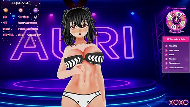 Auri Hikaru online show from 21, 10, 2025