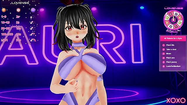 Auri Hikaru online show from 1, 10, 2025