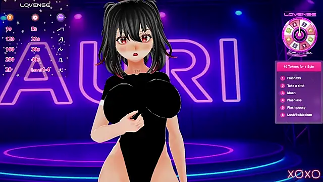 Auri Hikaru online show from 10, 11, 2025