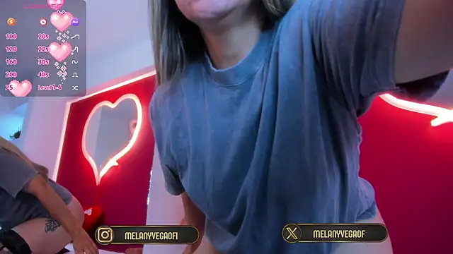 MelanyVegas online show from 9, 1, 2026