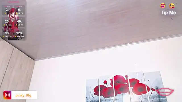 Snapshot of pinky_f00x chatting on 5, 11, 2025 pinky f00x online show from 5, 11, 2025