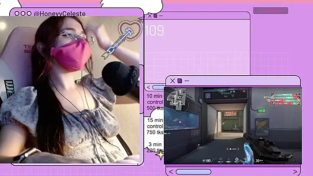 HoneyyCeleste online show from 29, 4, 2026