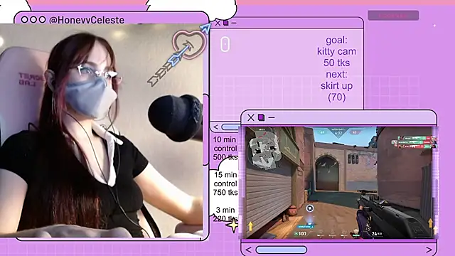 HoneyyCeleste online show from 13, 5, 2026