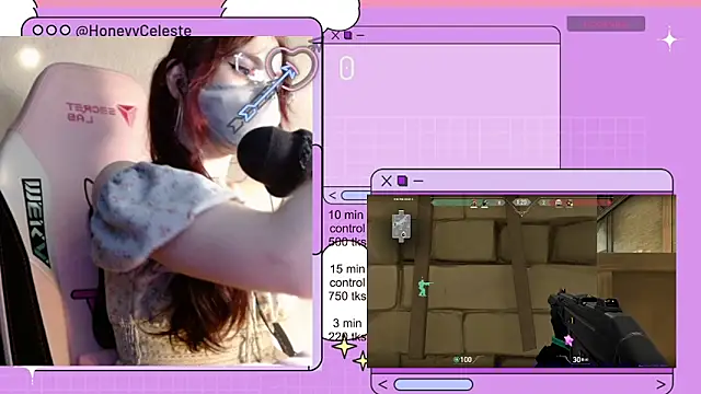 HoneyyCeleste online show from 4, 5, 2026