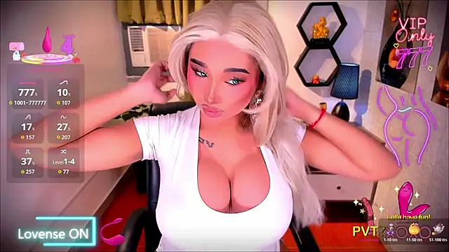 TriciaCumLoader online show from 15, 7, 2026
