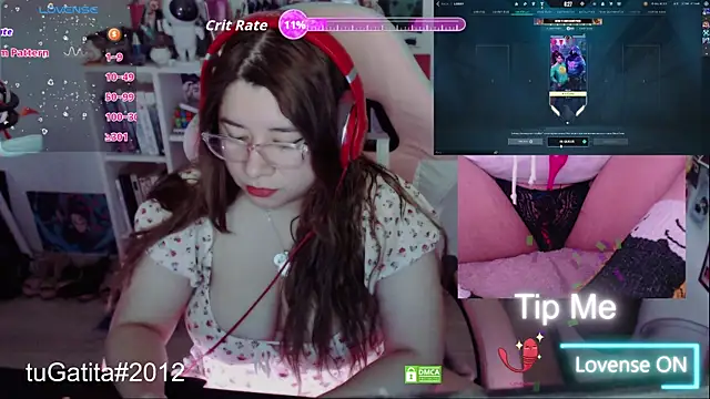 Pink girl0n online show from 22, 9, 2025