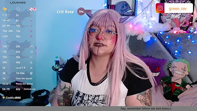 XxGreenGoodxX online show from 19, 12, 2025