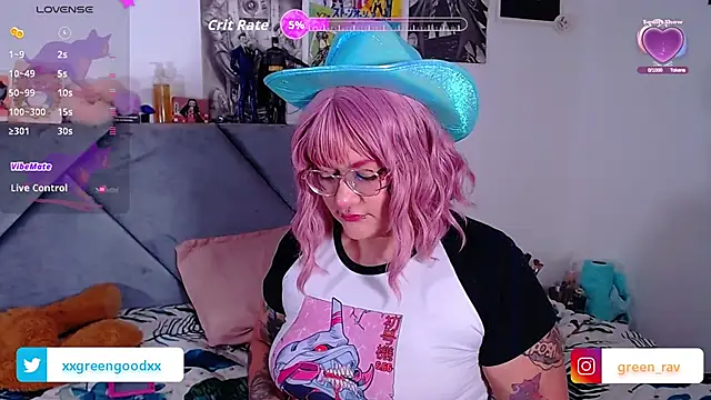 XxGreenGoodxX online show from 15, 10, 2025