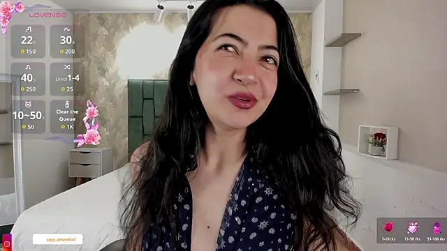 Saya Amaretto1 online show from 16, 2, 2026