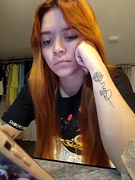 GingerRedxxx online show from 13, 3, 2026