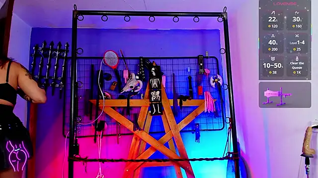 Misstresss aurora bdsm online show from 20, 3, 2026