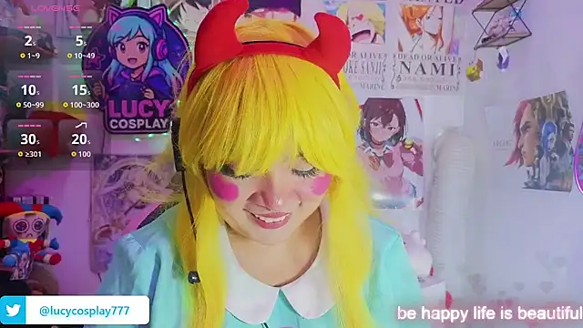 Lucycosplay777 online show from 9, 7, 2026
