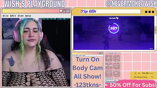 nevermakeawish online show from 27, 2, 2026