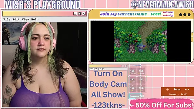 nevermakeawish online show from 14, 3, 2026