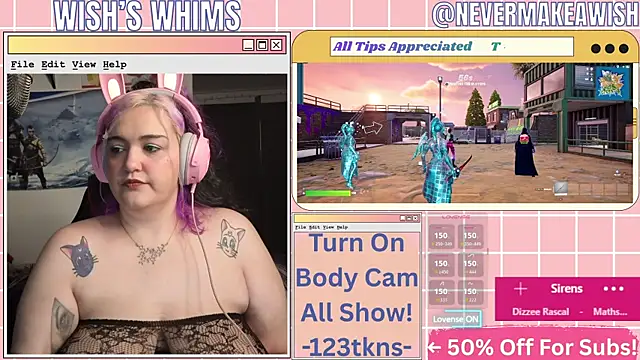 Snapshot of nevermakeawish chatting on 26, 6, 2026 nevermakeawish online show from 26, 6, 2026