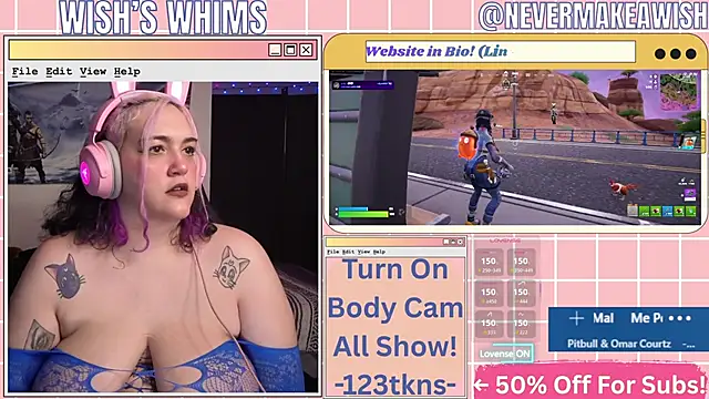 Snapshot of nevermakeawish chatting on 27, 6, 2026 nevermakeawish online show from 27, 6, 2026