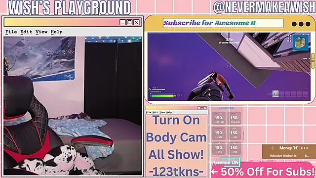 nevermakeawish online show from 3, 3, 2026