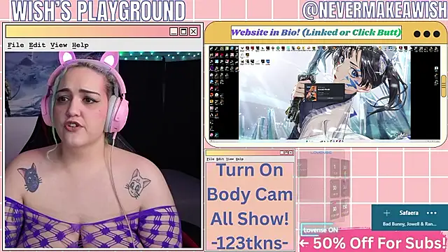 nevermakeawish online show from 5, 3, 2026