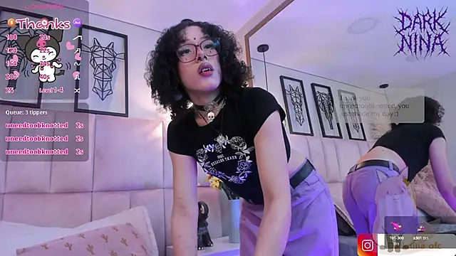 Dark nina  online show from 10, 9, 2025