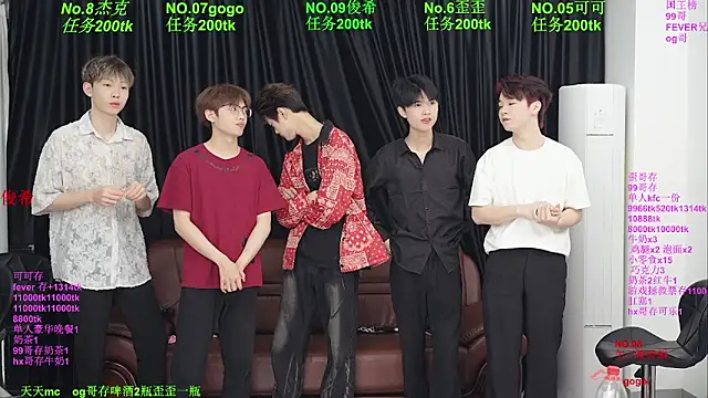 Beautifulboys-777 online show from 3, 5, 2026