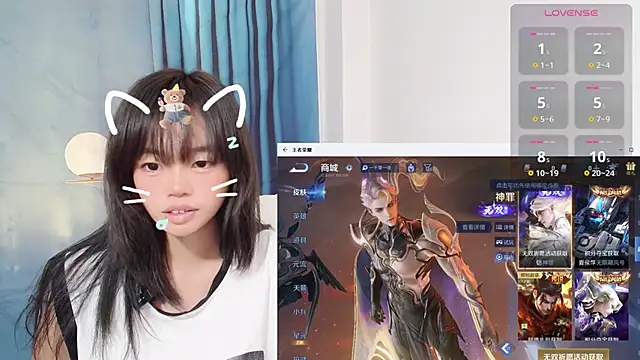 Snapshot of Duolamei chatting on 10, 10, 2025 Duolamei online show from 10, 10, 2025