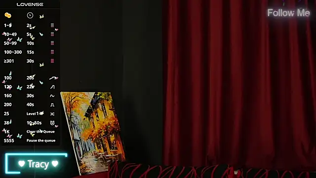 Tracyix online show from 9, 4, 2026