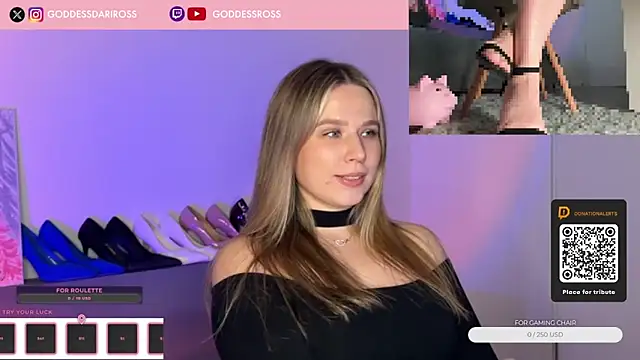 GoddessRoss online show from 7, 11, 2025