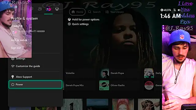 j ray95 online show from 24, 11, 2025