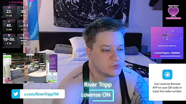 Snapshot of RiverTripp chatting on 22, 5, 2026 RiverTripp online show from 22, 5, 2026