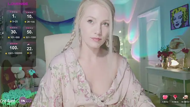 Snapshot of Talulaa chatting on 5, 3, 2025 Talulaa online show from 5, 3, 2025