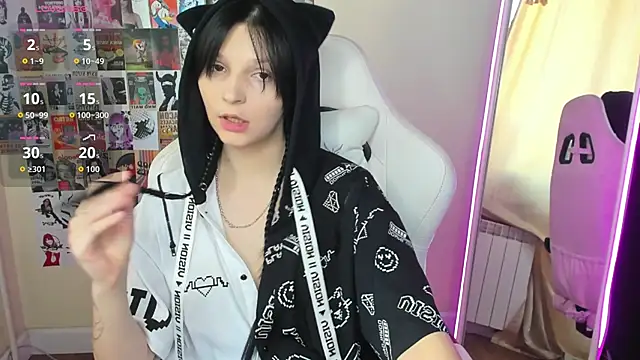 AudreyyKim online show from 14, 10, 2025