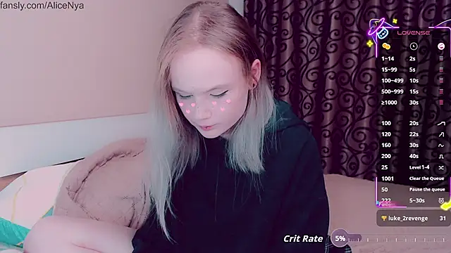 AliceNya cute online show from 13, 10, 2025