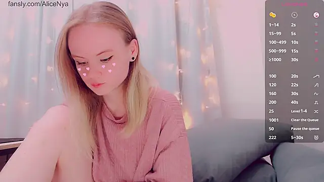 AliceNya cute online show from 11, 2, 2026