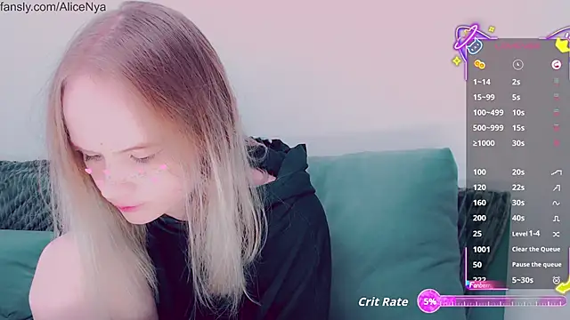 AliceNya cute online show from 6, 11, 2025