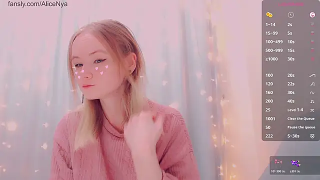 AliceNya cute online show from 13, 1, 2026