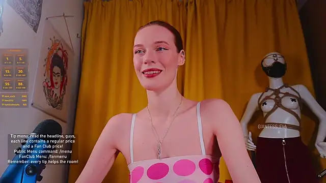 Giantess Eva online show from 9, 11, 2025