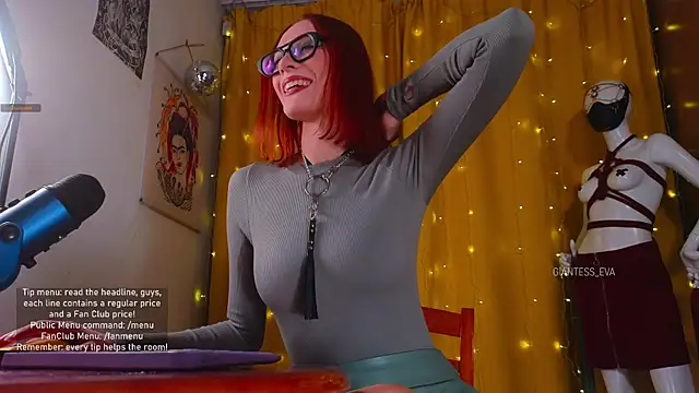 Giantess Eva online show from 9, 1, 2026