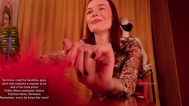 Giantess Eva online show from 9, 10, 2025