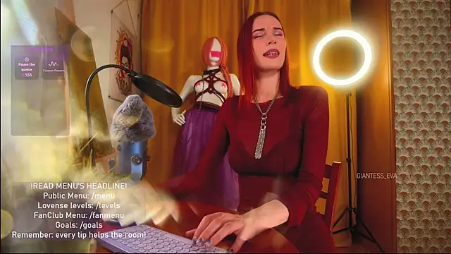 Giantess Eva online show from 30, 7, 2026