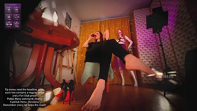 Giantess Eva online show from 4, 3, 2026